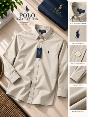 Ralp Lauren Premium Cotton Lycra Shirts 2666