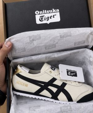 Onitsuuka Tiger Mexico 66 Cream Black Gold 337