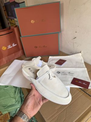Loro Piana Babouche Loafers Cream 214