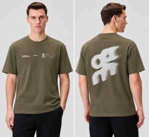 On Cloud Round Neck T-shirt Olive