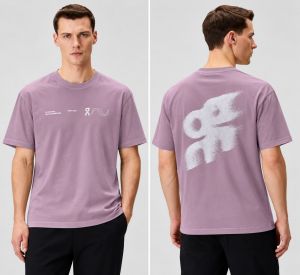 On Cloud Round Neck T-shirt Purple