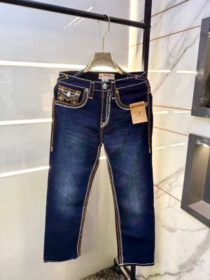 True Religion Imported Blue Super Premium Denim With Brand Carry Bag F3433-A1