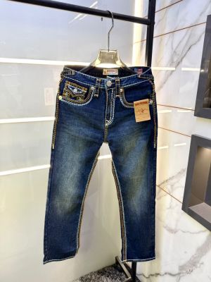 True Religion Imported Blue Super Premium Denim With Brand Carry Bag F3433-A2