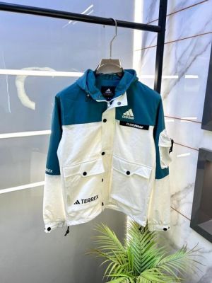Adida White Imported Back Printed Super Premium Wind Shetter F3228-WH