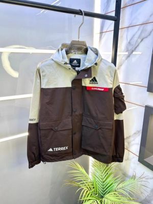 Adida Brown Imported Back Printed Super Premium Wind Shetter F3228-BR