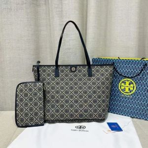 Tory_ jacquard tote bag premium quality with original box 5172