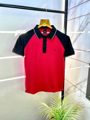 Sale Hacket Red Polo Premium Collar Neck T-shirt F2758-RE