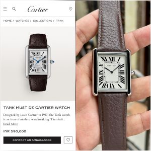 Cartie er tank must de cartie leather brown WC 2046
