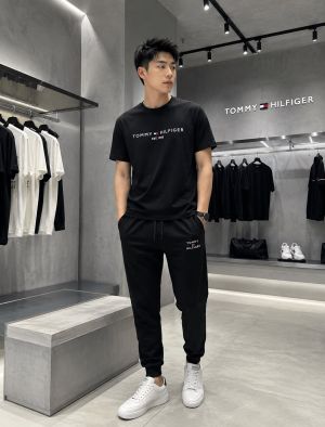 Tomm_Hilfiger Black Imported Premium Track Suit With Brand Packing F4051-BL