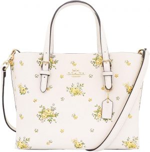 Coac FCAL44 CAL44 Choke Multi Molly Pebble Leather Floral Print Tote with box 5178