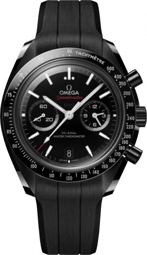 Omegg_a Speedmaster Dark Side of the Moon black white white niddle