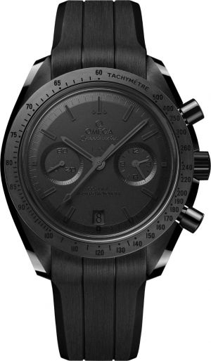 Omegg_a Speedmaster Dark Side of the Moon full black and black niddle