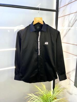 Sale Arma_i Exchange Reflective Black Premium Shirt With Brand Box Packing And Carry Bag F2954-BL