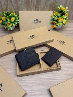 COACCH WALLET & Card Holder (BROWN) Combo V983