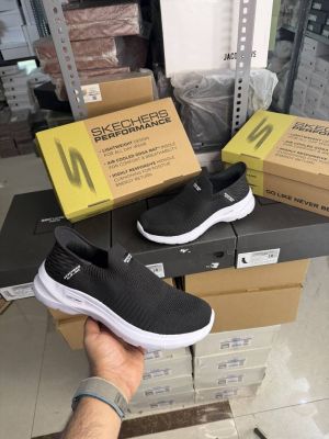 Skecheerrs Slipon For Mens All Black Go walk 6