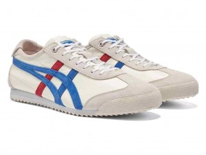 Onitsukkaa Tiger Mexico 66 SD White Directoire Blue & Red 5030