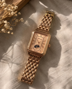 Fossii_l Raquel Sun Moon Rose-Gold Pink