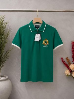 Hacket Polo Green 240 GSM cotton Pique fabric Polo sale 893