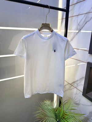 Ralp Lauren White Premium Round Neck Polo T-shirt F5120-WH