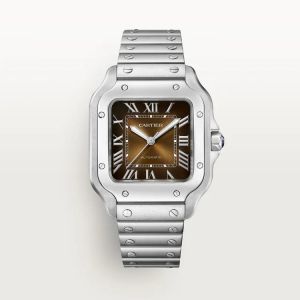 Cartiee_r Santos Automatic silver brown