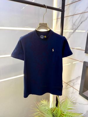 Ralp Lauren Ink Blue Premium Round Neck Polo T-shirt F5120-BU