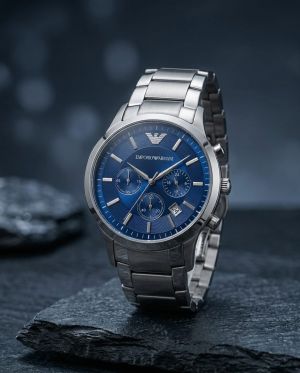Emporio Armaan_i Classic Silver-Blue