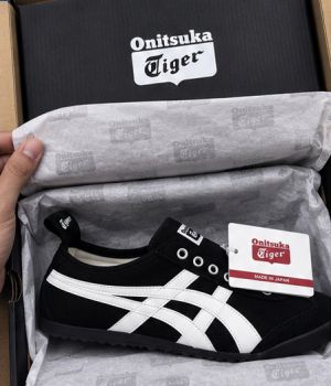 Onitsuuka Tiger Mexico 66 Slip On Black White 405