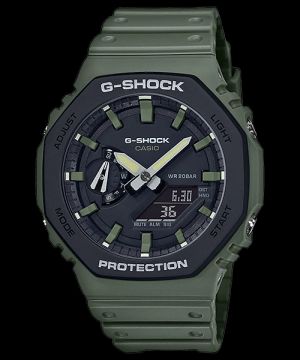 Casio G Shock Ga2100 full green