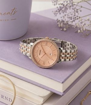 Fossii_l Jacqueline 2Ton Rose Gold Pink