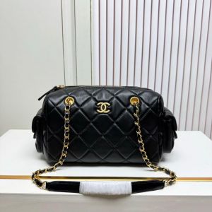 CHANE BOWLING QUILTED HANDBAG WITH BOX 6669