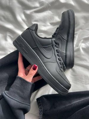 Nik Airforce 1 All Black Top semi Ua Quality With All Accessories