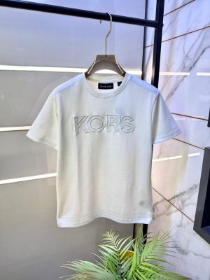 Michae Kors White Premium Round Neck Polo T-shirt F5107-WH