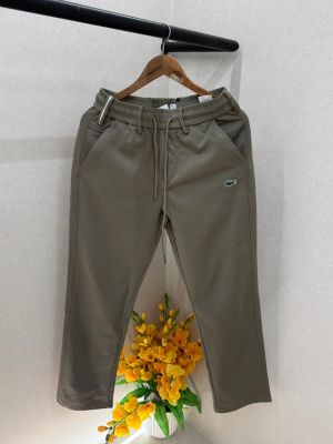 Lacost Imported Brown Embroidery Logo Super Premium Lowers F3892-BR