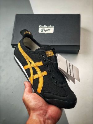 Onitsuuka Tiger Mexico 66 Slip On Black Yellow