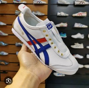 Onitsuuka Tiger Mexico 66 Slip On Blue Red 412