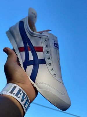 Onitsuuka Tiger Mexico 66 Slip on Blue Red 408