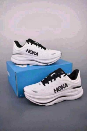 Hoka Bondi 9 White Black 126