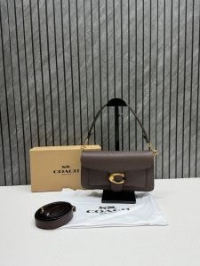 Coacch Tabby 26 Coffee Shoulder Crossbody Bag With Original Box 2 Belt (Short Long)