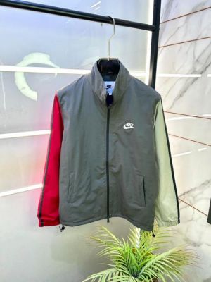 Nik Imported Back Print Super Premium Grey Wind Shetter Jacket F3315-GY