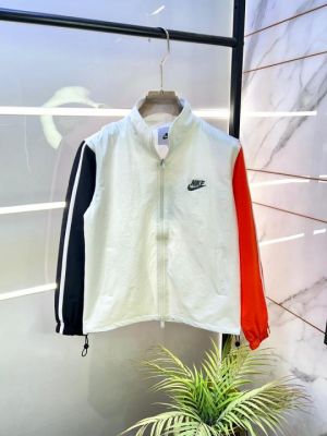 Nik Imported Back Print Super Premium White Wind Shetter Jacket F3315-WH