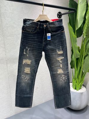 Diese Green Shade Straight fit Premium Imported Fabric Denim with Embroidery Logo 4585