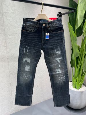Diese Blue Shade Straight fit Premium Imported Fabric Denim with Embroidery Logo 4584