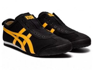 Tiger Mexico 66 Slip On Black Yellow (778)