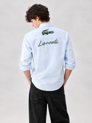 Lacostx-e IMPORTED STORE ARTICLE SHIRT WHITE