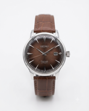 Seiko Presage Automatic Leather Silver Dial
