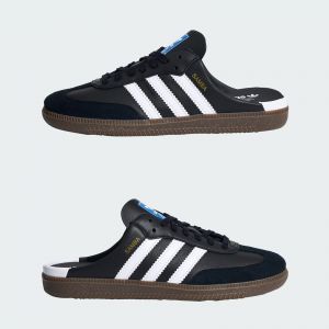 Original SAMBA OG Black white Mules