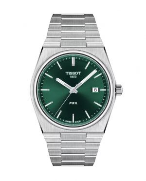 Tissort Prx 1853 Silver Green Dial