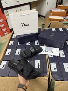 Dioor Aqua Oblique Black Sandal Premium