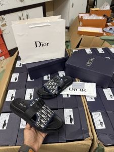 Dioor Aqua Oblique White Black Sandal Premium