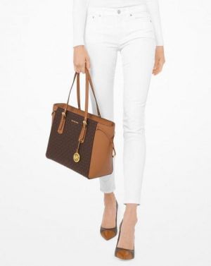 Micahell kors tote bag with dust bag (19028 coffe brown)